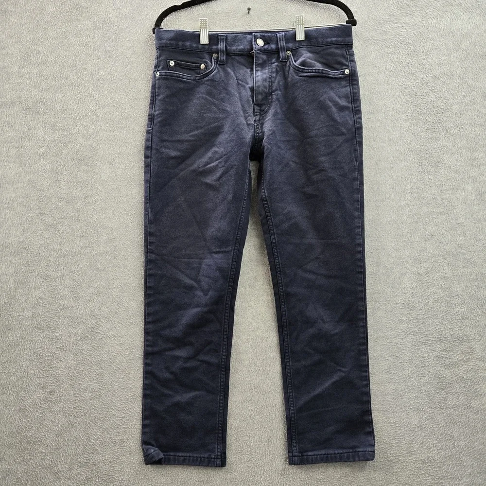 Banana Republic Men Jeans‎ 30X30 Blue Denim Khakis Traveler Slim